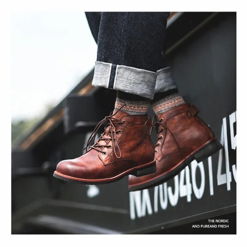 Geoffrey - Warme Und Modische Winterstiefel Für Herren