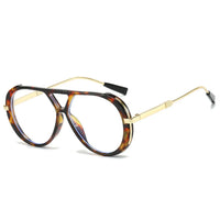 Liva | Stilvolle Sonnenbrille mit UV-Schutz in Schildpatt Schwarz / Transparent