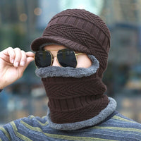 Skullies | Mütze mit Nacken- und Halsschutz für Herbst und Winter in Skullie 1 – Braun