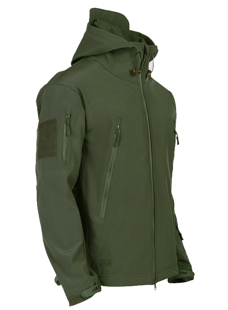 Herren Warme Dicke Softshelljacke mit Reißverschlüssen | Ideal für den Winter