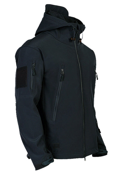 Herren Warme Dicke Softshelljacke mit Reißverschlüssen | Ideal für den Winter