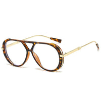 Liva | Stilvolle Sonnenbrille mit UV-Schutz in Schildpatt / Transparent