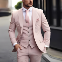 Abenner - Eleganter dreiteiliger Anzug in Rosa