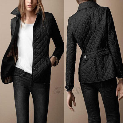Shakelien | Slim-Fit Damen Winterjacke mit Einreiher-Design