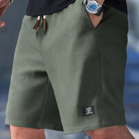Hans | Herren Bermuda Shorts Komfortabel Kordelzug Sommer Casual in Grün