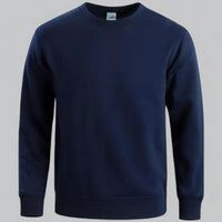 Herren Sweatshirt Rundhalsausschnitt – Bequemer Pullover für Freizeit und Alltag in Marine