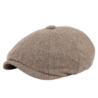 Arthur | Herren klassische Schiebermütze im Vintage-Stil in Khaki