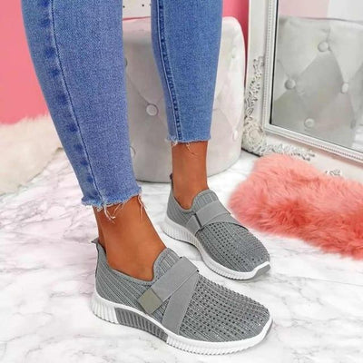 Fudus | Orthopädische Slip on Damenschuhe Mit Klettverschluss