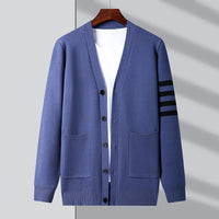 Eleganter Pullover für Männer für die Übergangszeit - SHENO in Blau