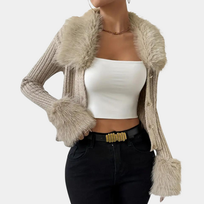 KIELLE - Elegante Strickjacke für Frauen