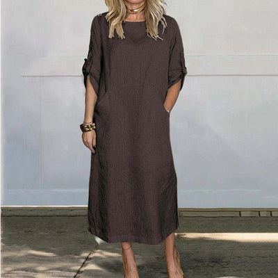 Midikleid mit Taschen für Damen