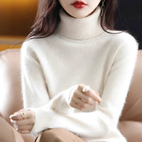 Letizia - Stilvoller Rollkragenpullover in Beige