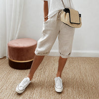 Ella - Bequeme Shorts mit schnelltrocknenden Eigenschaften in Beige