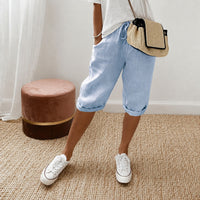 Ella - Bequeme Shorts mit schnelltrocknenden Eigenschaften in Blau