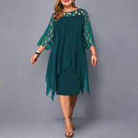 Annika - Elegantes Kleid mit femininer Silhouette in Grün