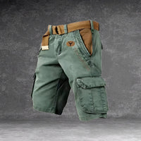 Cole - Komfortable Cargo-Shorts für Herren, ideal für Abenteuer in Grün