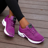 Lina - Bequeme Sneaker mit luftdurchlässiger Polsterung in Violett