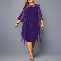 Annika - Elegantes Kleid mit femininer Silhouette in Violett