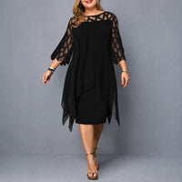Annika - Elegantes Kleid mit femininer Silhouette in Schwarz