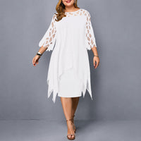 Annika - Elegantes Kleid mit femininer Silhouette in Weiß