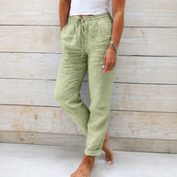 Dyan - Damenhose mit Zugband für einen lässigen Stil in Grün