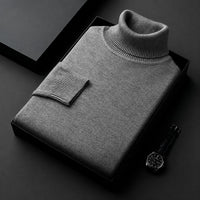 Amara - Stilvoller Rollkragenpullover in Grau