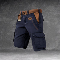 Cole - Komfortable Cargo-Shorts für Herren, ideal für Abenteuer in Marineblau