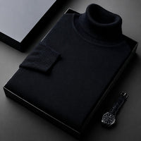 Amara - Stilvoller Rollkragenpullover in Schwarz
