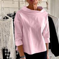 Sofia - Elegant geschnittenes Damenoberteil mit lässiger Passform in Rosa