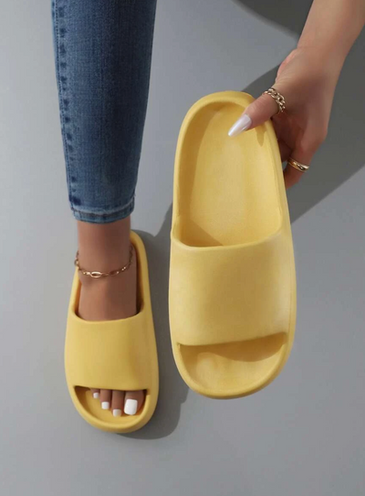 Alina | Hausschuhe Komfortable Single Band Slides Damen