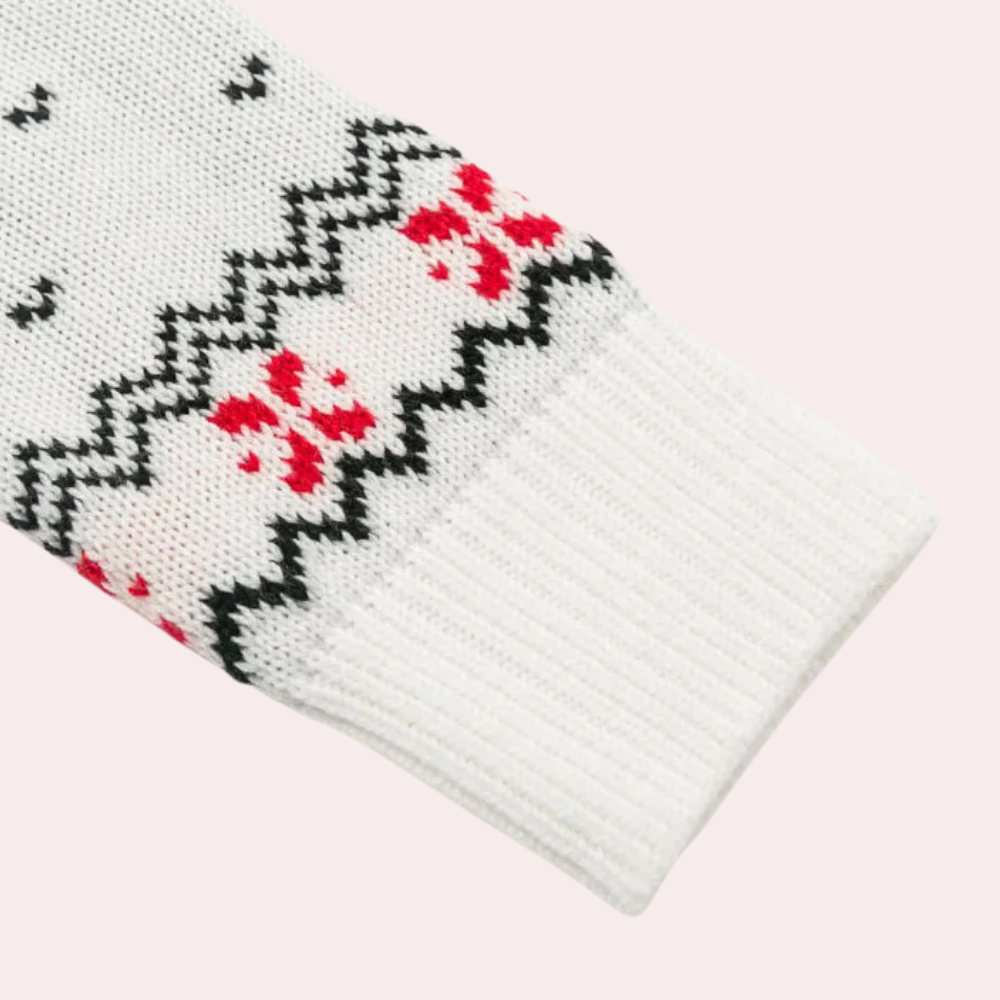 FEONA - Eleganter Damen Weihnachtspullover mit Stil