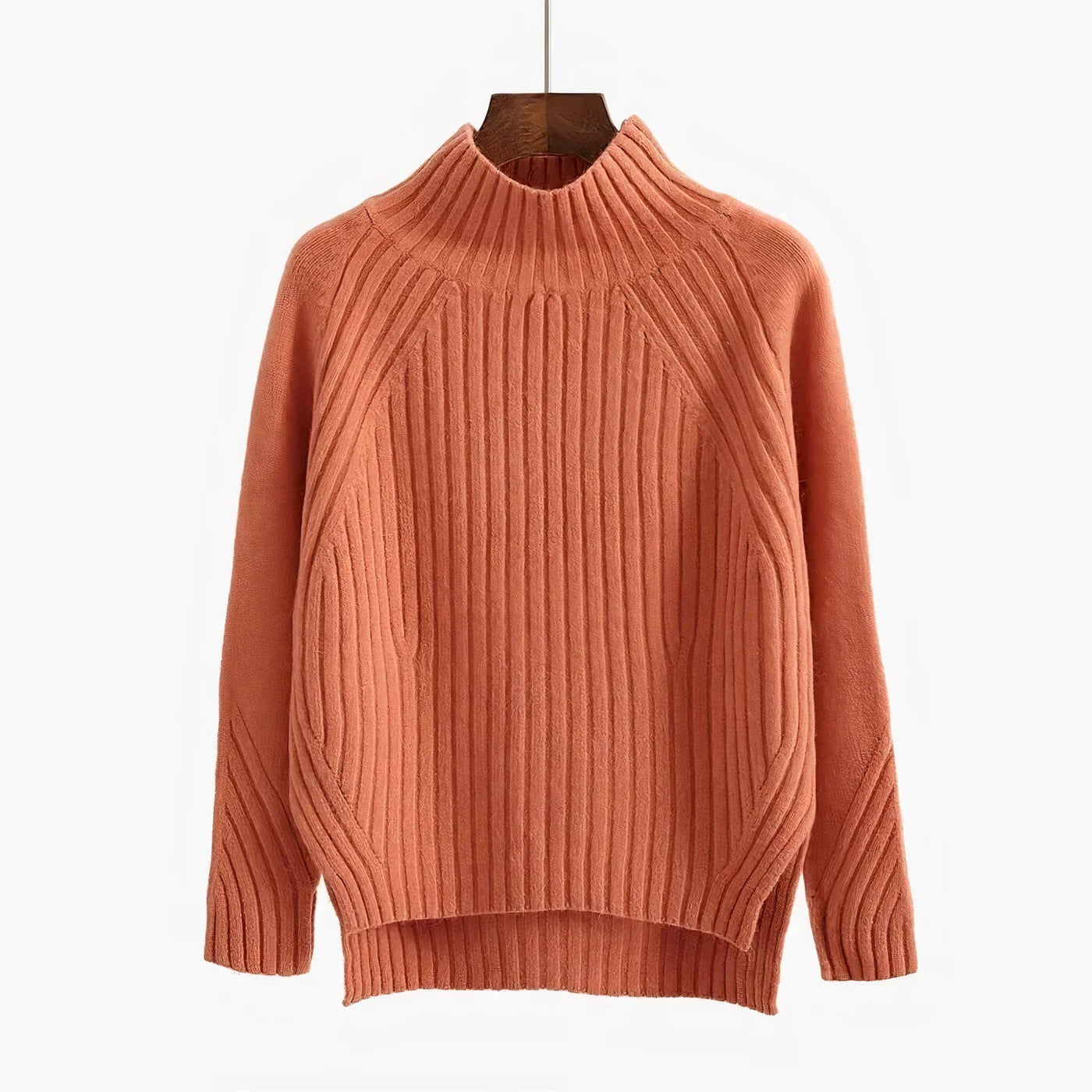 Eleganter Pullover mit Stehkragen für Damen | Ideal für den Winter