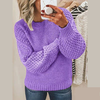 Emily™ - Pullover aus weichem Strick in Lila