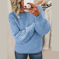 Emily™ - Pullover aus weichem Strick in Hellblau