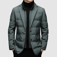 KEVIN - Premium Herren Parka Jacke in Manhattan Grau