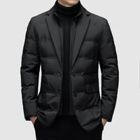 KEVIN - Premium Herren Parka Jacke in Schwarz