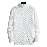 Schöner dicker Pullover für Männer - MANI in Weiß