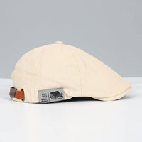 Stilvolle Schiebermütze für Herren in Beige