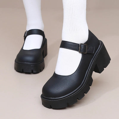 Nadine | Klassische Mary Jane Dirndl Schuhe