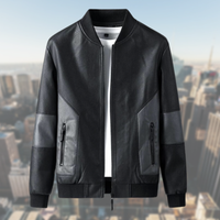 SIMON - Die stylische und einzigartige Bomberjacke in Schwarz