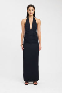 Elizabeth | Damen Maxikleid Elegant Zeitlos Festlich Romantic Abend in Schwarz