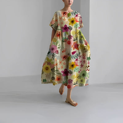 Eleanor - Floral Boho Kleid für Damen