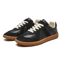 Vincent | Herren Schnür-Sneaker mit rutschfester Sohle in Schwarz