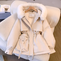 Elegante Winterjacke in Weiß