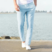 Christoph | Herren Leichte Hose Frühling Sommer Komfort Casual Vielseitig in Blau