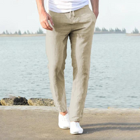 Christoph | Herren Leichte Hose Frühling Sommer Komfort Casual Vielseitig in Khaki