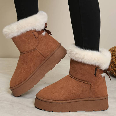 ZAARA - Stylische hohe Winterstiefel mit bequemer dicker Sohle