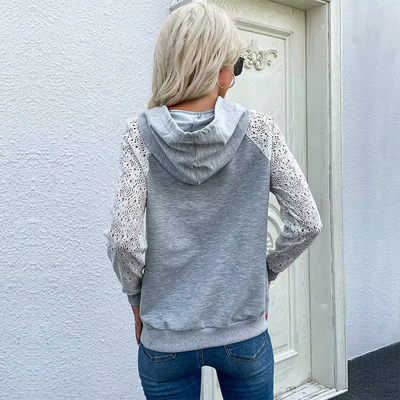 Elsa | Lässiger Hoodie mit Cut-Out-Design