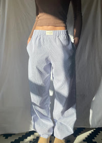 Stockholm | Damen Hose Skandinavisch Modern Elegant Clean Casual in Blau