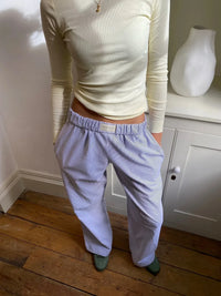 Stockholm | Damen Hose Skandinavisch Modern Elegant Clean Casual in Dunkelblau